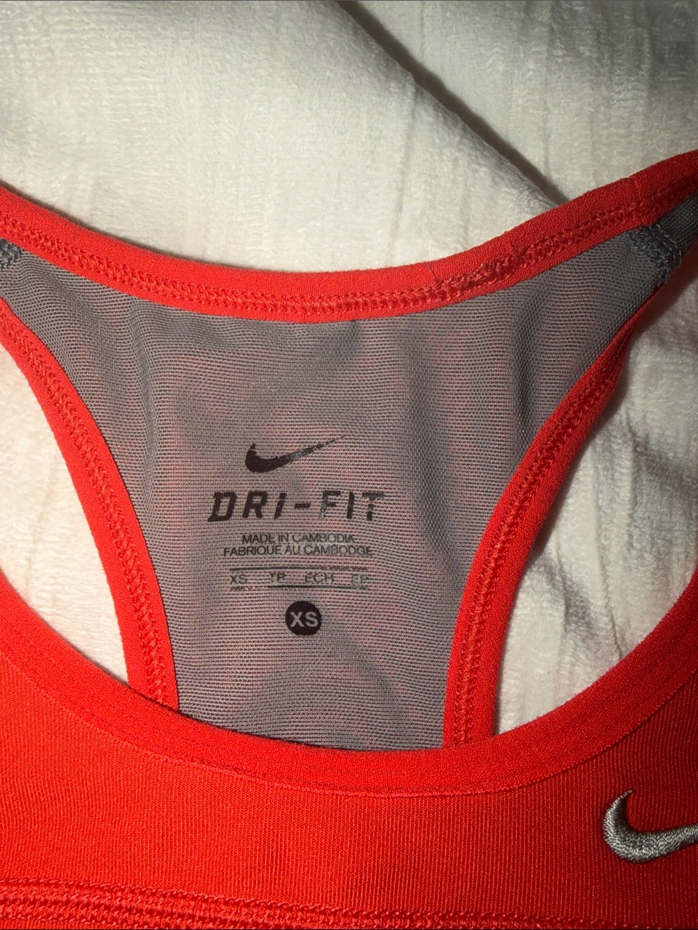 Nike Red Racerback Dri-FIT Tank - Picture 3 of 3